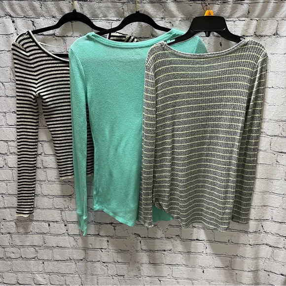 ARIZONA UNIVERSAL THREAD OLD NAVY Juniors 3 Long Sleeve Shirt Bundle XS/Small - Picture 2 of 15